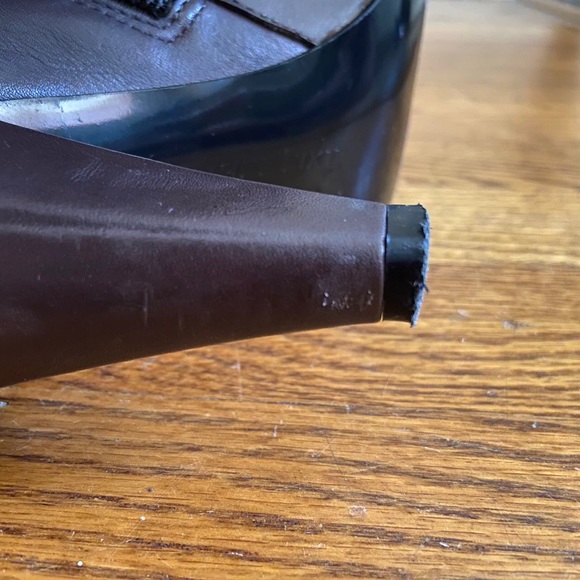 Real leather heeled booties - Picture 5 of 5